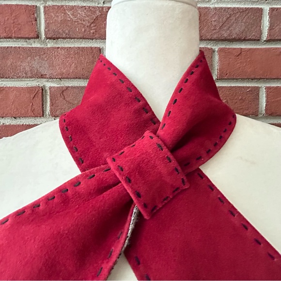 •Bajra Cashmere Silk Suede Reversible Rare Scarf Handmade In Nepal NEW - Picture 12 of 15